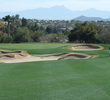 Greens are well guarded at Omni Tucson National Sonoran Course.