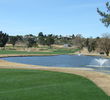 Omni Tucson National Catalina Course's No. 18 features multiple water fountains.