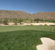 The eighth hole on the Tortolita Course at Ritz-Carlton Golf Club at Dove Mountain in Marana, Ariz., has one of the more severe greens on the golf course.