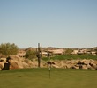 The second hole on the Pinnacle Course at Troon North Golf Club is a par 4 named Bobcat Hill.