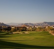 The par-4 15th hole, Mira Vista, plays entirely downhill and includes a large fairway at Troon North's Pinnacle golf course. 