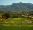The third hole on Omni Tucson National Golf Resort's Sonoran course is a downhill, 183-yard par 3.  