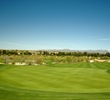 The long, snaking ninth hole on the Sonoran course at Omni Tucson National Golf Resort plays 453 yards from the championship tees.