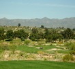 The par-5 11th hole on the Sonoran course at Omni Tucson National Golf Resort plays downhill the entire way. 