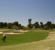 The eighth hole on the Catalina course at Omni Tucson National Resort is a long, dogleg par 5. 
