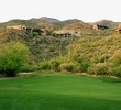 The par-4 17th hole on the Mountain Course at Ventana Canyon Golf and Racquet Club heads uphill the whole way towards the mountain.