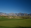 Much of the Golf Club at Vistoso's ninth green is blind from the fairway.