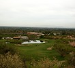 The par-5 18th hole plays parallel to the 5th hole at Arizona National Golf Club. 