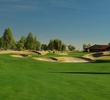 The 483-yard, par-4 ninth hole at Ak-Chin Southern Dunes Golf Club has plenty of sand.