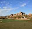 The 10th hole on the South Course at The Boulders is a 221-yard par 3. 