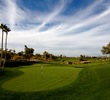 Arizona Grand Golf Resort's par-5 third hole plays up to an elevated green. 