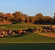 The first hole on the Pinnacle Course at Troon North Golf Club is tough. 