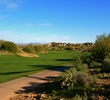 The fifth hole at SunRidge Canyon Golf Club is a long, downhill par 4.