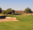 The par-3 eighth at McDowell Mountain Golf Club was extensively beautified during the renovation project in 2010.
