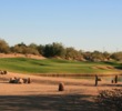 McDowell Mountain Golf Club's par-3 17th hole is a long shot over water. 