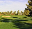 The first hole at the Raven Golf Club - Phoenix is a straightaway par 4 that plays to an elevated green.