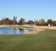 The 515-yard, par-5 ninth at Camelback Golf Club's Padre Course is reachable in two but comes with considerable risk.