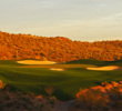 The fifth and final par 3 at Wickenburg Ranch Golf & Social Club has a potentially difficult green.