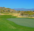 The dogleg left, par-4 15th, at 457 yards from the tips, is the no. 1 handicap hole at SunRidge Canyon.