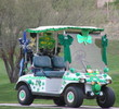 Coyote Lakes Golf Club - Phoenix Scottsdale - Shamrock golf cart, St. Patrick's Day week