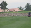 Coyote Lakes Golf Club - Phoenix Scottsdale - Hole No. 6, stone wall approach