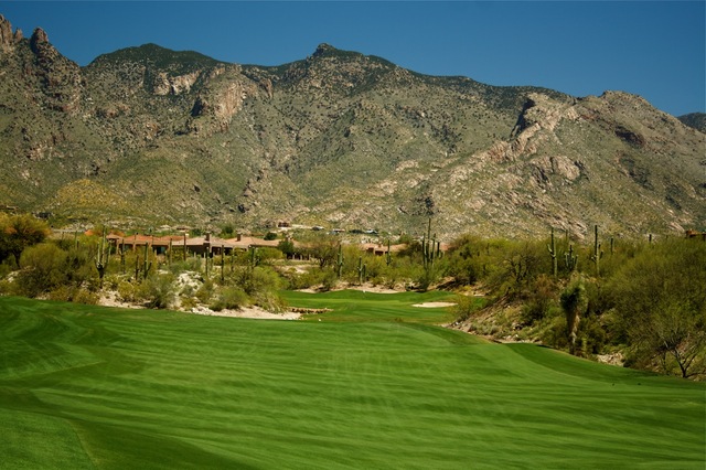 La Paloma golf course in Tucson - Hill nine - hole 7