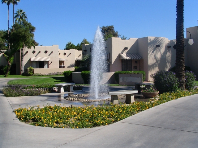 Wigwam's shooting fountains