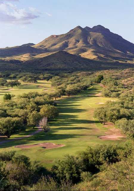 Rio Rico Golf Club In A View Of Green Protected By Sand Traps And Fairway At Rio Rico Golf Club