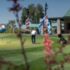 A view of the practice putting green at Aguila Nine Golf Course.