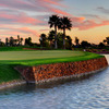 A view of green surrounded by water at Corte Bella Golf Club