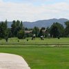 A view of the driving range tees at Prescott Country Club