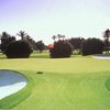 A view of a green protected by bunkers at Blue Course from Wigwam Resort