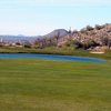 A view of the 18th hole at Las Sendas Golf Club