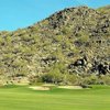A view of the signature hole #4 at Las Sendas Golf Club