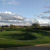 A view of the 18th green at ASU Karsten Golf Course