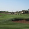 A view of the 18th hole at Bear Course from Bear Creek Golf Complex