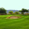 View from the bunker at Aguila Nine Golf Course