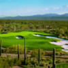 View of the 3rd green from the Tortolita Course at The Golf Club at Dove Mountain 