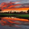 A splendid sunset over the 2nd green at Gold Course from Wigwam Resort