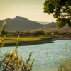 View of the 18th hole at Dove Valley Ranch Golf Club