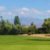 Looking back from a green at Desert Canyon Golf Club