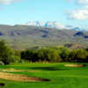 View of the 9th green from the Peaks course at Tonto Verde Golf Club