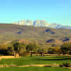 View of the 17th green from the Peaks course at Tonto Verde Golf Club