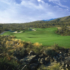 A view of the 16th hole at Arizona National Golf Club