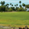 A view of a green protected by bunkers at Hillcrest Golf Club from Sun City West.