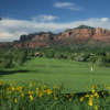 Looking back from the 6th green from Sedona Golf Resort