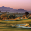 A view of a well protected hole at Omni Tucson National Golf Resort & Spa.