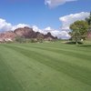 A view of the 18th hole at Papago Golf Course