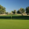 A sunny day view of a hole at El Rio Golf Course.