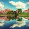 A view over the water from Papago Golf Course.